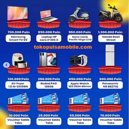 hadiah poin toko pulsa